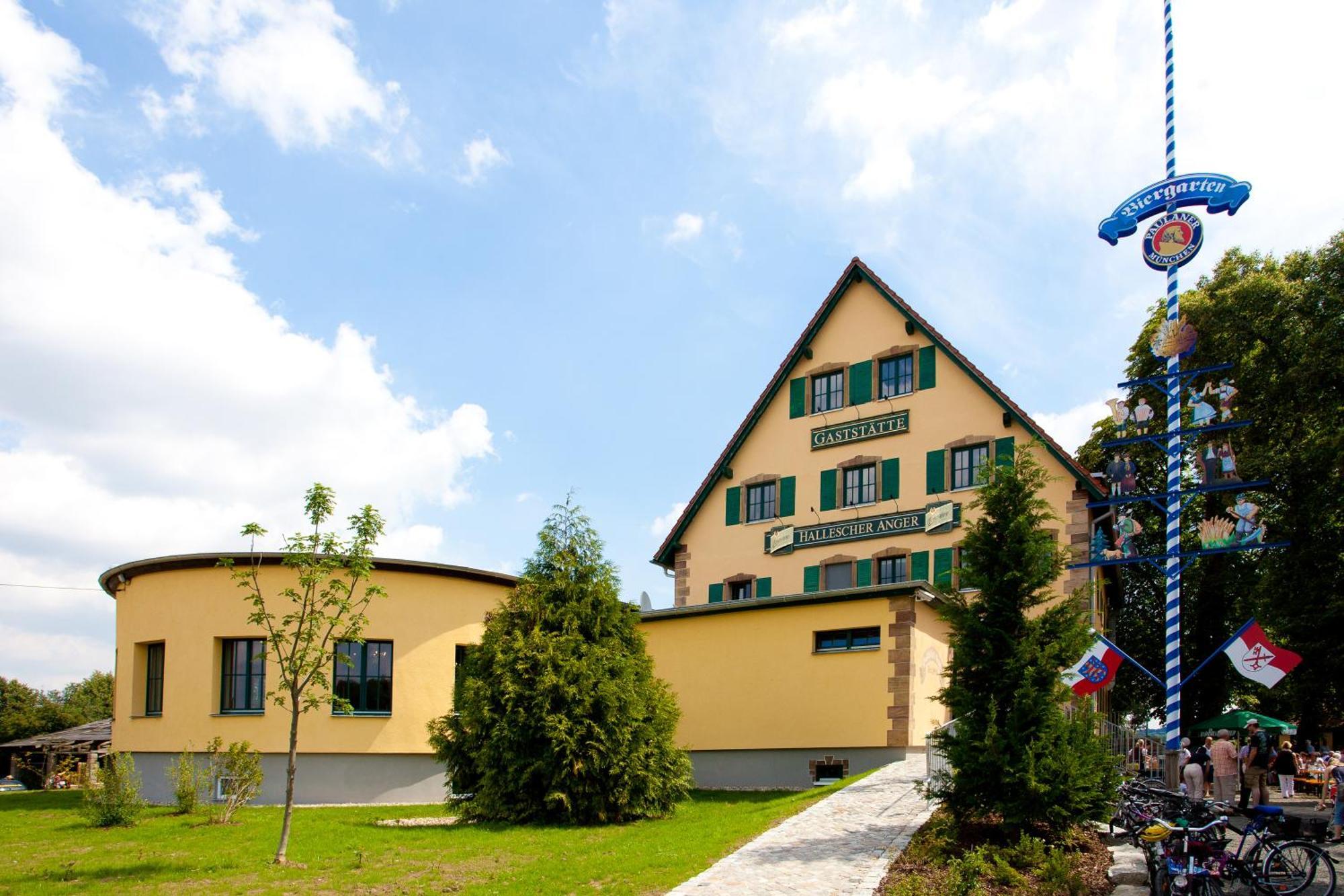 Gastwirtschaft & Hotel Hallescher Anger Naumburg  Exteriör bild